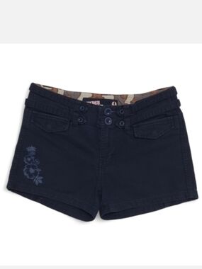 😍3/$25 Powder Room Hibiscus Cotton Shorts
